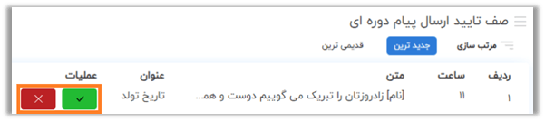 راهنمای پنل کاربری صدرا