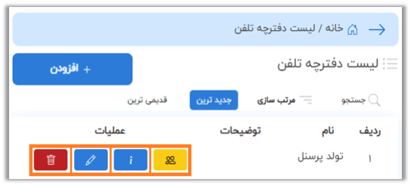 راهنمای پنل کاربری صدرا